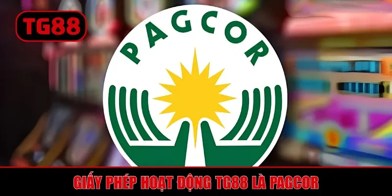 Giấy phép hoạt động TG88 là PAGCOR